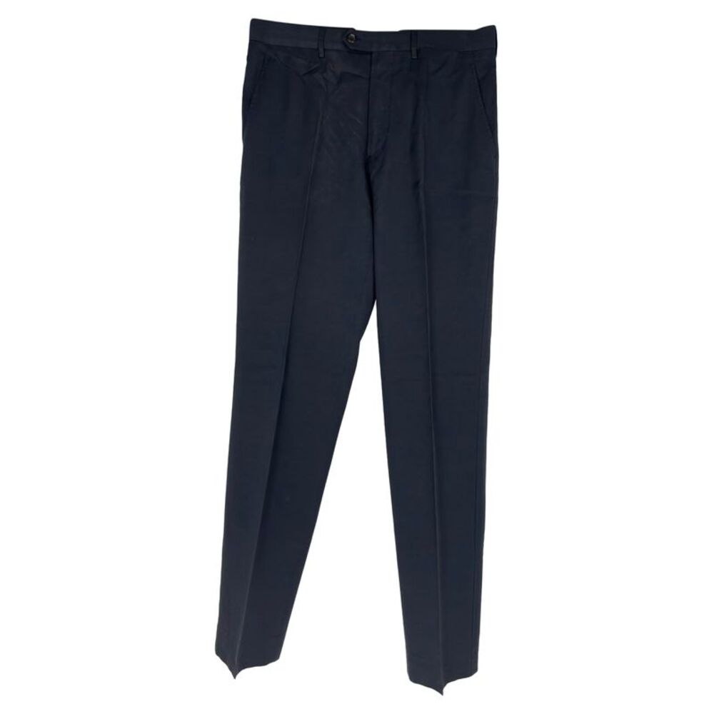 Prada Straight-Leg Trousers in Black Viscose